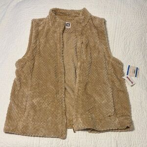 Anne Klein Textured Tan Vest